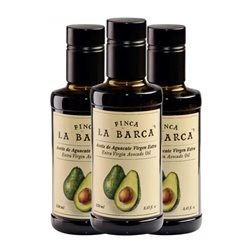 Aceite Vegetal Norte Extremeña Finca La Barca Virgen, Tradicional, Extra Botellín 25 cl Vidrio Aguacate (Caja de 3 unidades)