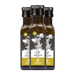 Aceite Vegetal Ölmühle Solling Molinillo Virgen Botellín Miniatura 10 cl Argán (Caja de 3 unidades)