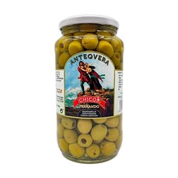Olives Manzanilla dénoyautées au goût d'anchois