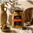 Whole Green Olive Square Jar Amanida 580ml-detalle