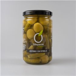 Olives with gherkins - Jar