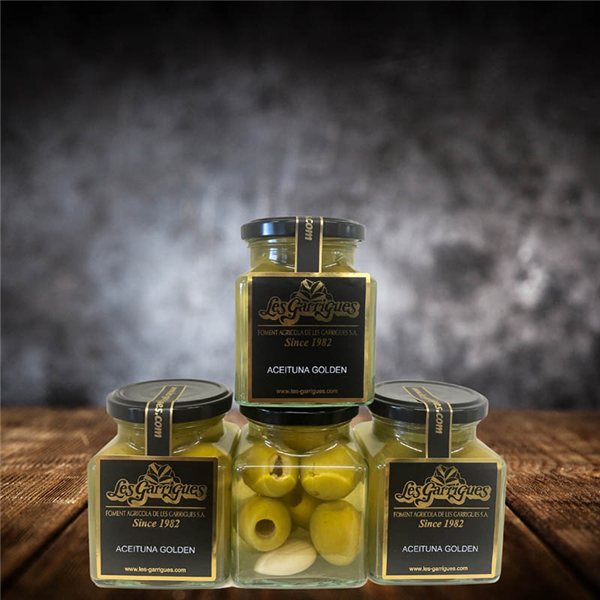 Aceitunas Golden sin Hueso, Les Garrigues-trasera