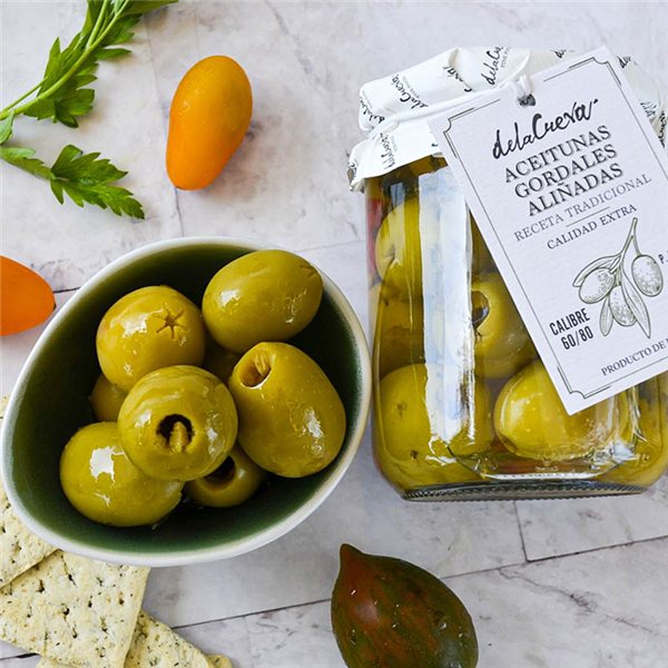Stuffed Gordal Olives, De la Cueva-detalle