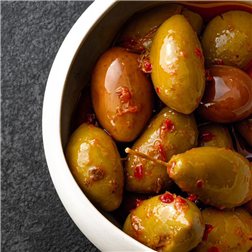 Aceitunas Gourmet Italianas Picantes 500g