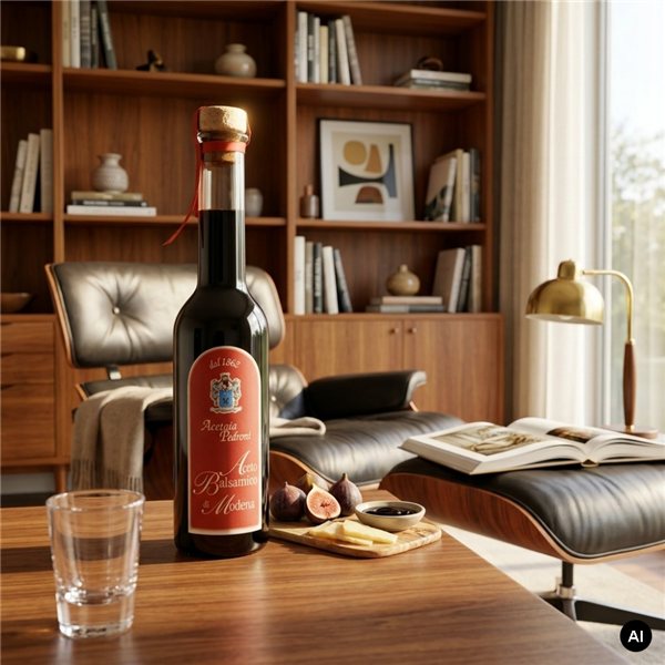 Aceto Balsamico Di Modena Pedroni 200ml.-lateral