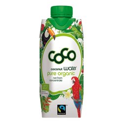 Agua de Coco Maduro 100% Pura Bio Fairtrade 15 x 330ml