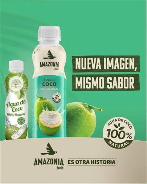 Agua de Coco 100% Pura 12 x 500ml-trasera