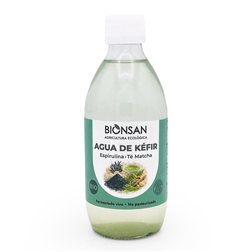 Kéfir d'Eau Spiruline Thé Matcha 33cl