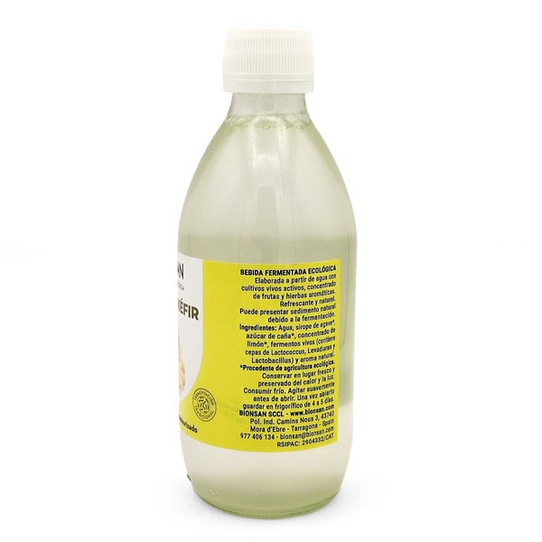 Agua de Kéfir Limón 33cl-trasera