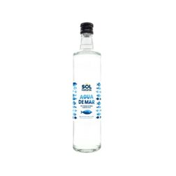 Agua de mar botella de vidrio 750 ml Sol Natural
