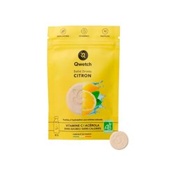 Aromatisiertes Wasser mit Zitrone