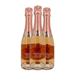 Agustí Torelló Pal.lid Brut Corpinnat Rosé — Rosado Reserva Media Botella 37 cl Espumoso Rosado (Caja de 3 unidades)