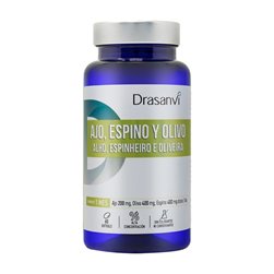 Knoblauchdorn und Olive 500mg Dose 120 Perlen Nutrabasics Drasanvi