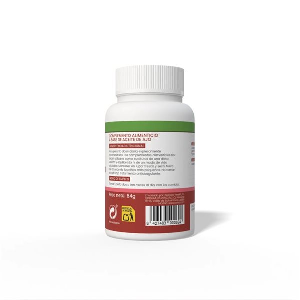 Ail macéré 1400mg 60 perles Sotya-trasera