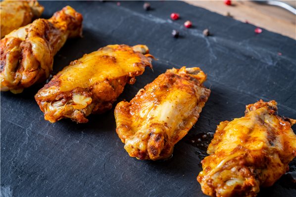 Barbecued chicken wings 700gr-lateral