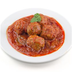 Albóndigas de pollo con tomate keto