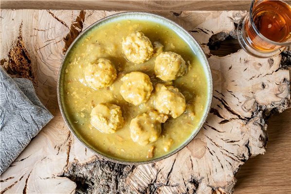 Meatballs in almond sauce 1KG-trasera