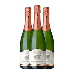 Allimant-Laugner Pinot Negro Crémant d'Alsace Rosé — Rosado 75 cl Espumoso Rosado (Caja de 3 unidades)