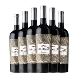 Allozo Tempranillo La Mancha Reserva 75 cl Vino Tinto (Caja de 6 unidades)