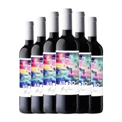 Allozo Tempranillo La Mancha Roble 75 cl Vino Tinto (Caja de 6 unidades)