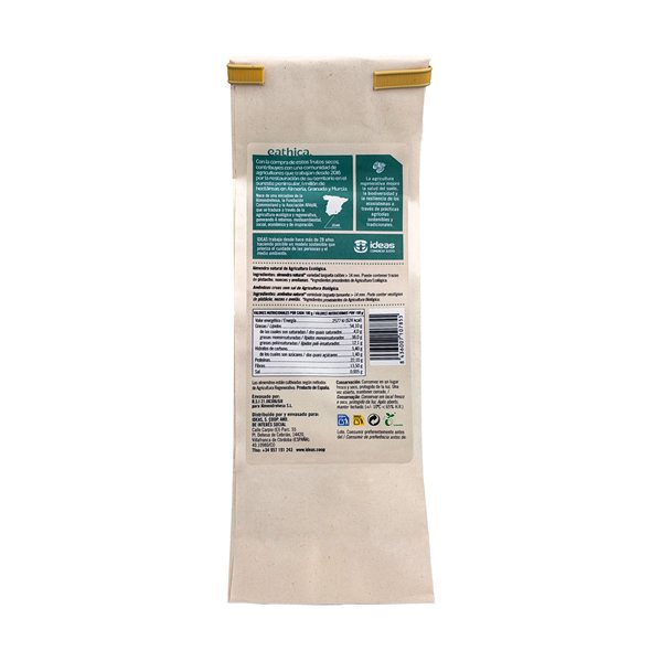 Natural eathica almond. BIO REGENERATIVE 250 g.-detalle