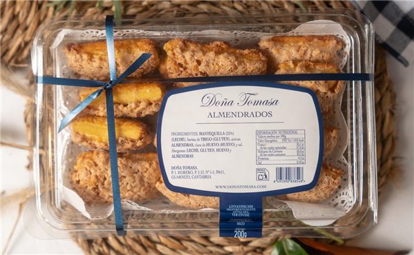 Puff pastry almond cookies 200g.-izquierda