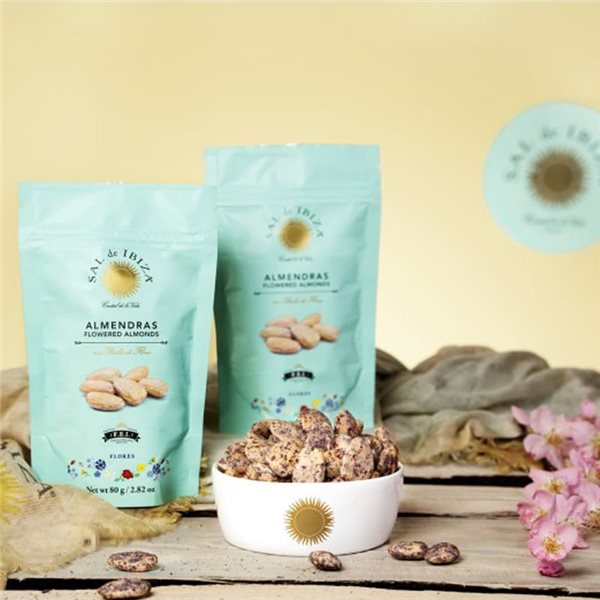 Almonds with flower petals "Flowered Almonds", Ibiza Salt-detalle