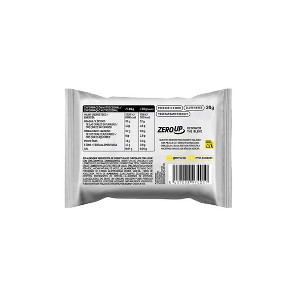 Almonds milk choco salted caramel 30gr PLESH-lateral