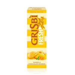 Grisbì Galletas Rellenas de Mango y Chocolate Blanco 112g