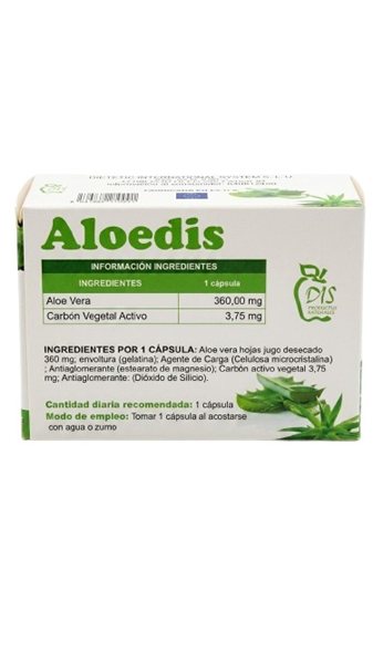 ALOEDIS 60 CAPS-trasera
