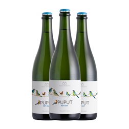 Alta Alella AA Puput Pansa Pét-Nat Pétillant Naturel — Espumoso Natural 75 cl Espumoso Blanco (Caja de 3 unidades)