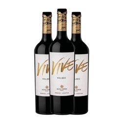Alta Vista Vive Malbec Mendoza 75 cl Vino Tinto (Caja de 3 unidades)