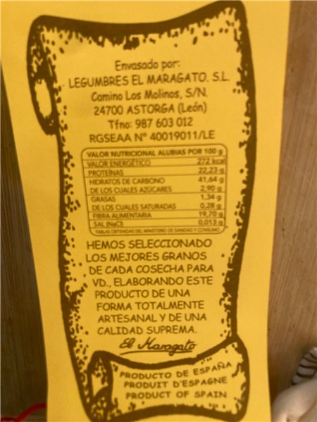 Alubia fabada León El Maragato 1 kg-detalle