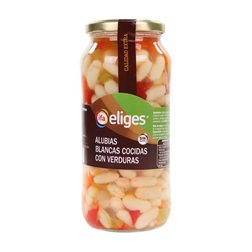 Alubias blancas cocidas ELIGES 400gr