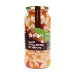 Alubias blancas cocidas ELIGES 400gr