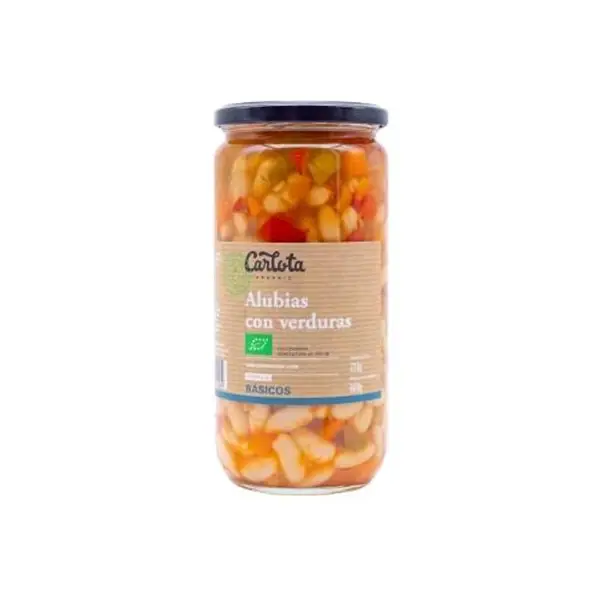 HARICOTS AVEC LÉGUMES 720 GR BIO