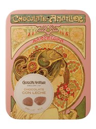 Amatller Hojas Chocolate con Leche Lata