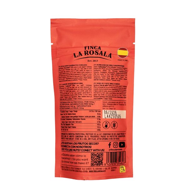 Cashew with Korean barbecue 'Finca La Rosala'-lateral