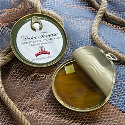 Anchoas "00" con mantequilla artesana (10 uds muy grandes) 85g.