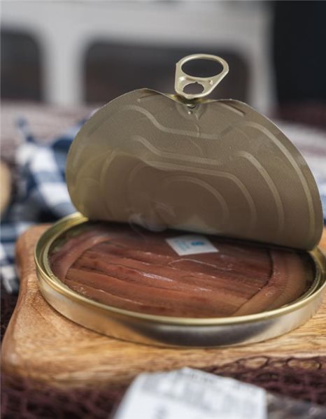 Anchois fumés de la côte cantabrique (12 gros filets) 90g.-detalle