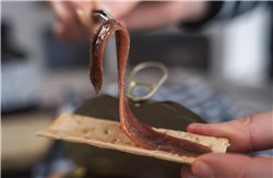 Anchois fumés de la côte cantabrique (12 gros filets) 90g.