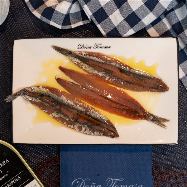 Anchois de Costera «Doña Tomasa» (5 filets en papillon) 120g-detalle