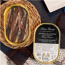 Anchois de Costera «Doña Tomasa» (5 filets en papillon) 120g