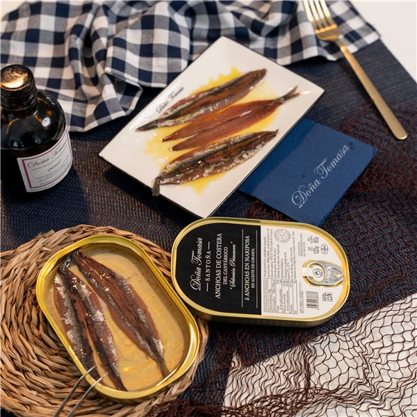 Anchois de Costera «Doña Tomasa» (5 filets en papillon) 120g-trasera