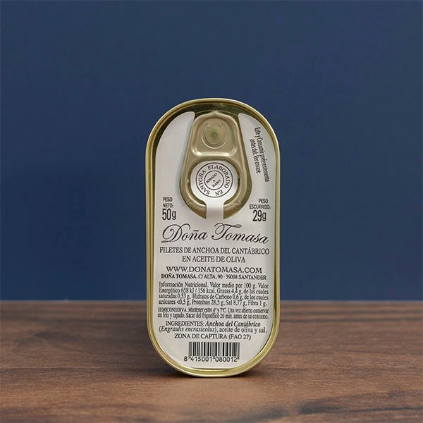 Sardellen von Costera Octavillo (8 mittelgroße Filets) 50g-lateral