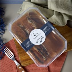 Sardellen aus dem Kantabrischen Meer 00 in Salzlake - Tablett