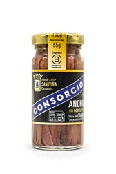 Anchois du Cantabrique à l'huile d'olive - pot de 100 g