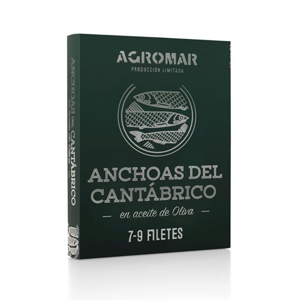 Anchois du Cantabre enfilets à l'huile d'olive, Agromar-detalle