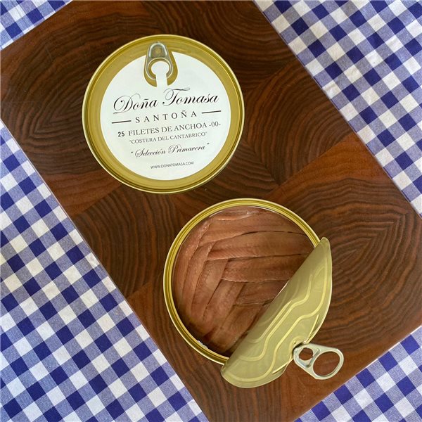 Anchoas Selección "00" (20-25 uds muy grandes) 270g.-izquierda