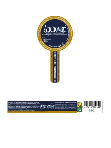 ANCHOVIAR, anchovy spheres 55g-trasera